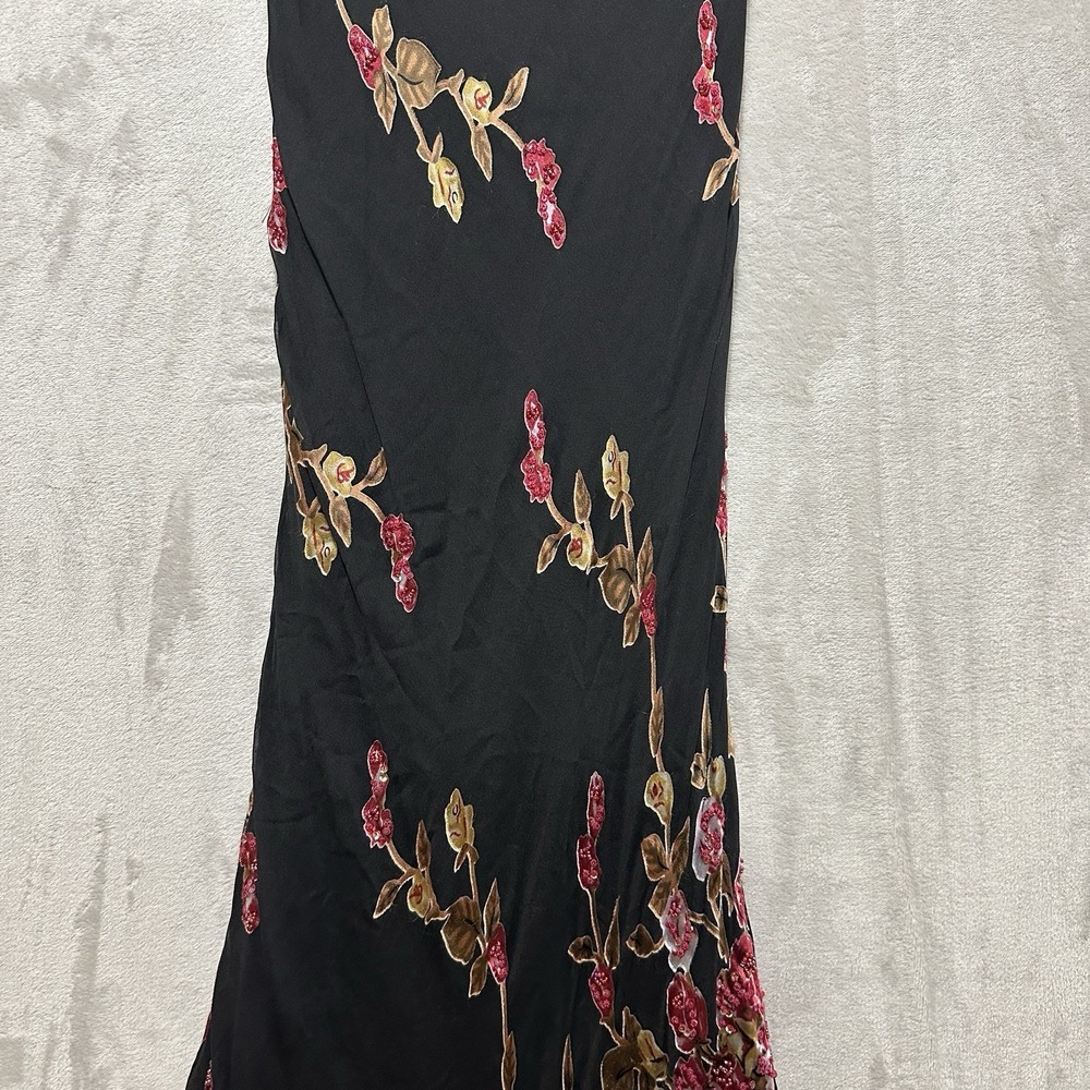 VTG Sue Wong Nocturne Gown Womens 10 Silk Blend Intricate Floral Beads & Sequins - Picture 6 of 14